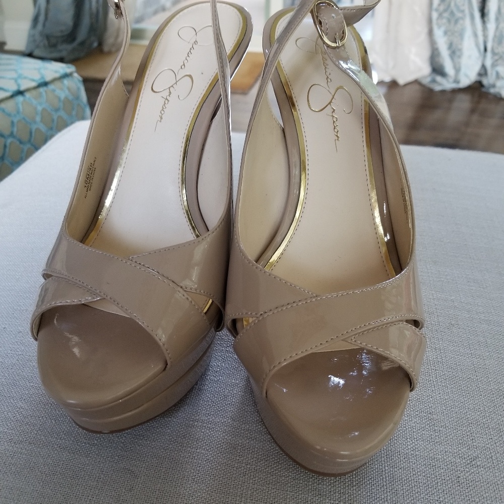 Jessica Simpson Platform sling backs